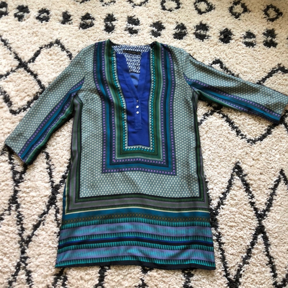 Zara size M shift dress silk